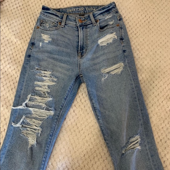 American eagle slim ripped jeans size 000 - Picture 2 of 3